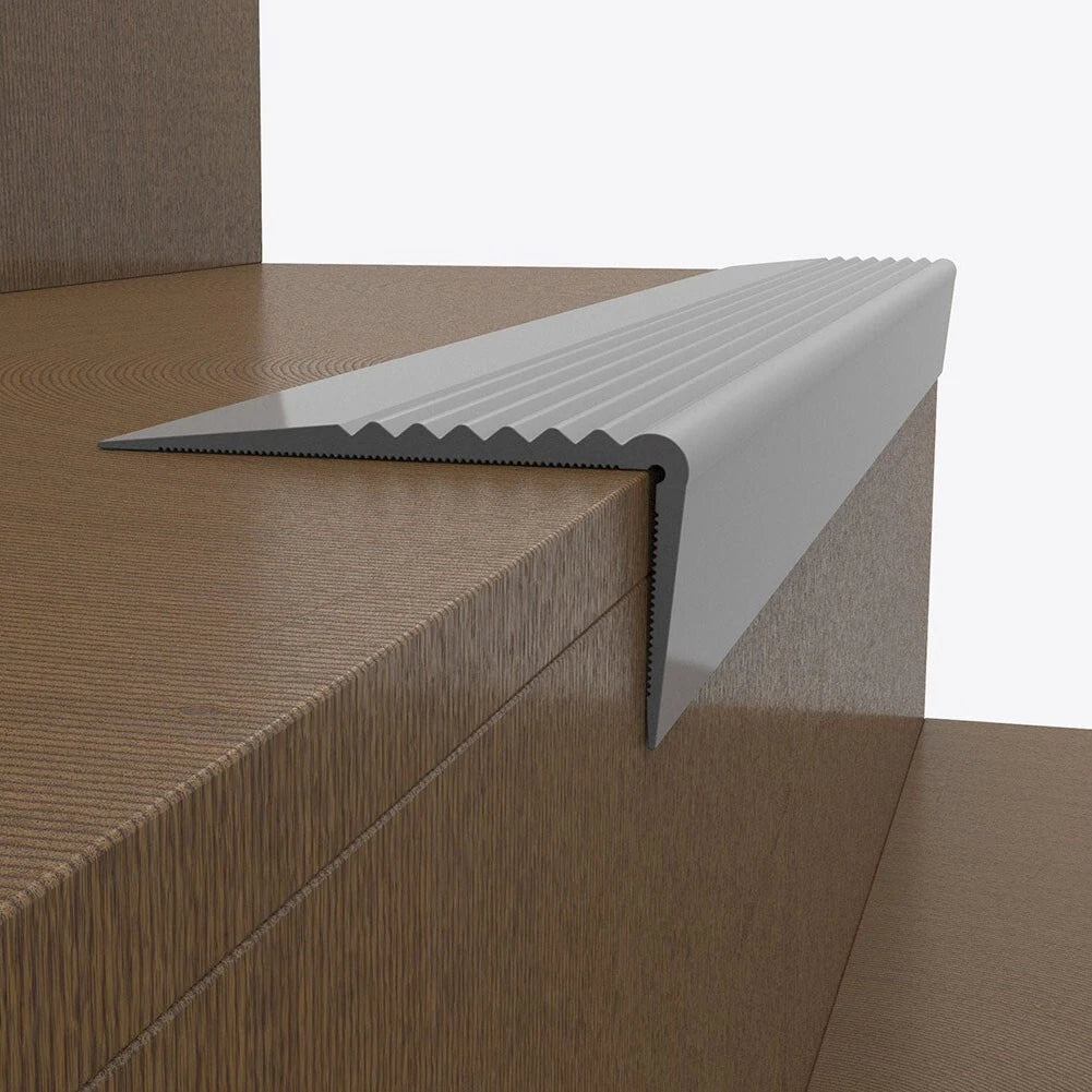 PVC Stair Nosing Non Slip RDO Rubber Angle 50*25mm Step Edge Bullnose Quality