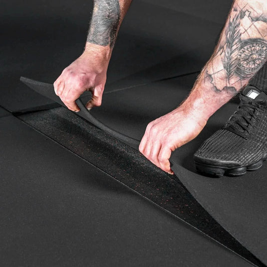 METIS Rubber Gym Flooring Mats [1m²] | DELUXE GYM FLOOR TILES – Anti-Slip Design