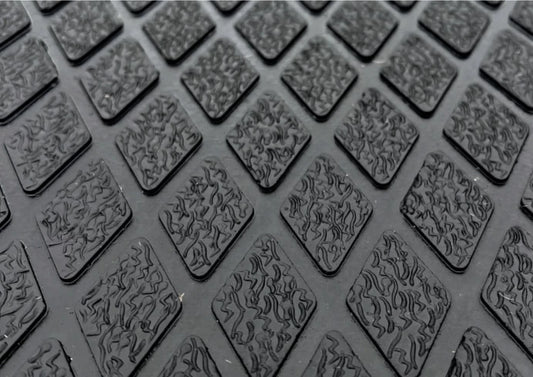 Multi use Horse/Cow/pony Rubber Stable Gym Mat Diamond Top 12mm x 6'x4'