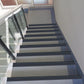 Stair Edge Trim,Vinyl Rubber Stair Nosing, Black Non-Slip Self Adhesive Stair E