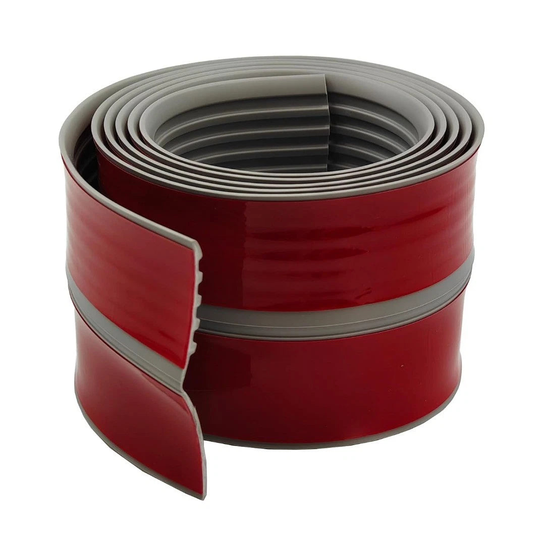 Stair Anti Slip Nosing, Self Adhesive Flexible Rubber Angle Edging Strip 4924-4