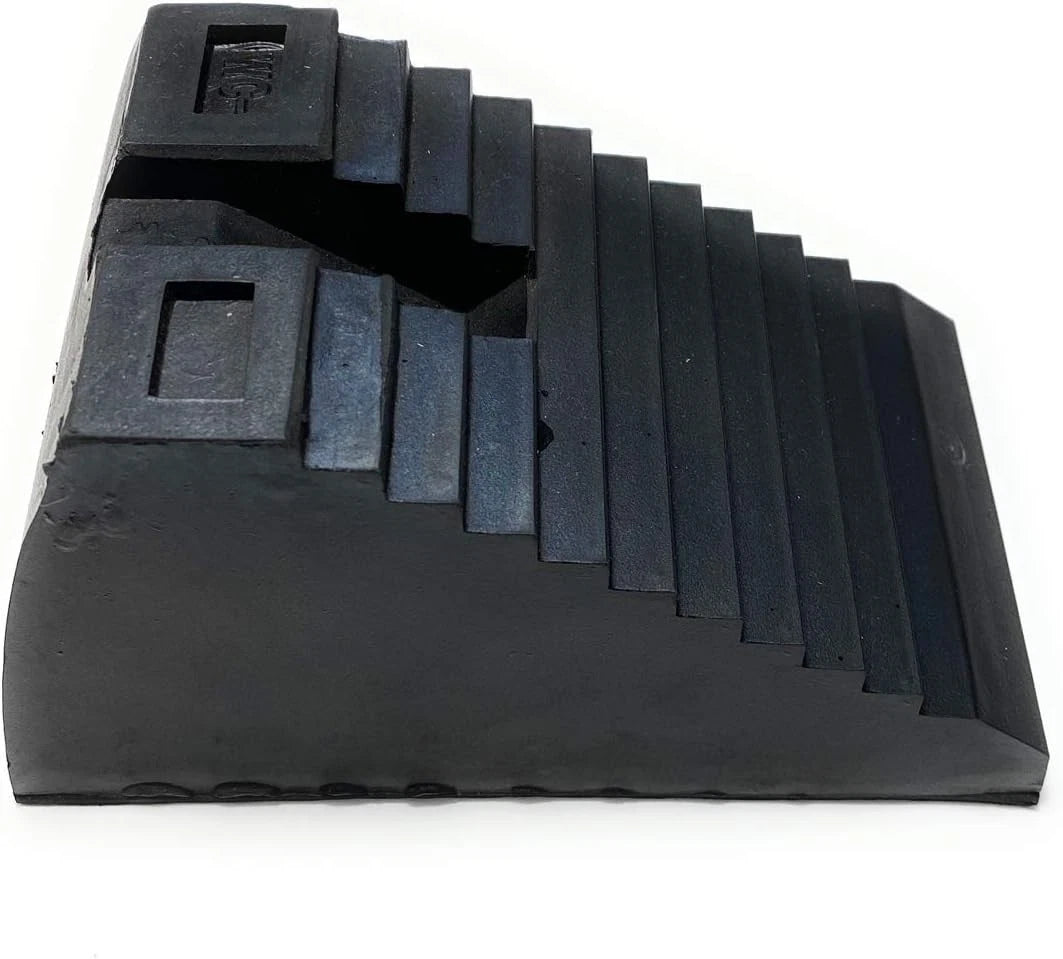 Buy Recycled Rubber Wheel Chocks 2 Pack UK – Rubber Fit Floors