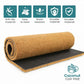 Natural Coir Matting 17mm PVC Backed Heavy Duty Entrance Door Mat Foyer Outdoor
