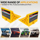 2PCS CAR TRAILER MOTORHOME WHEEL CHOCKS BLOCKS HEAVY DUTY CARAVAN TYRE TRUCK VAN