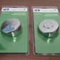 Stair Handrail End Caps for 54mm Round Wall Rails Pair of Chrome End Caps
