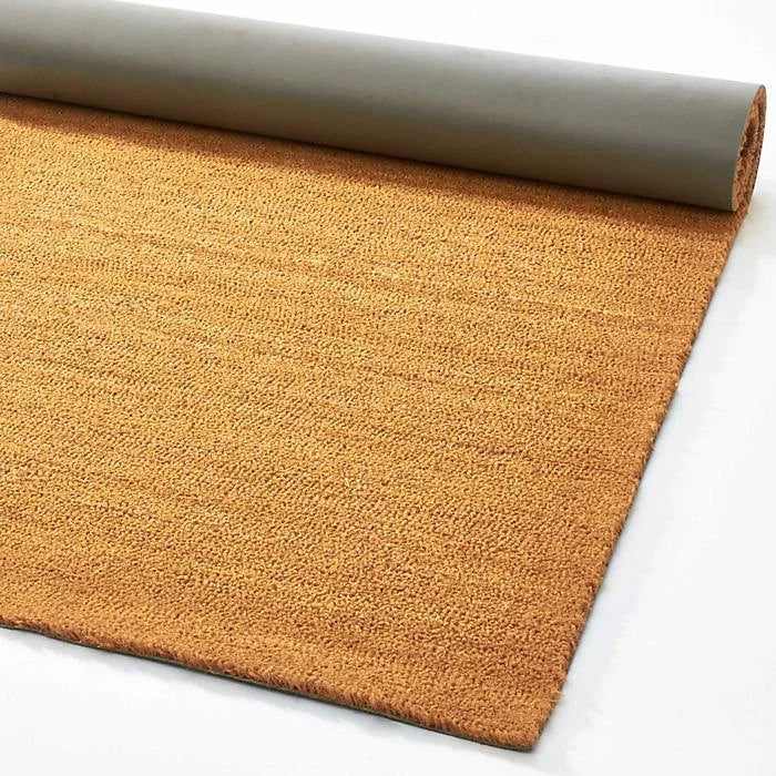 Natural Coir Matting 17mm PVC Backed Heavy Duty Entrance Door Mat Foyer Outdoor