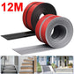 Self Adhesive Anti Slip Stair Nosing 12m Vinyl Rubber Edge Trim Bullnose Strips