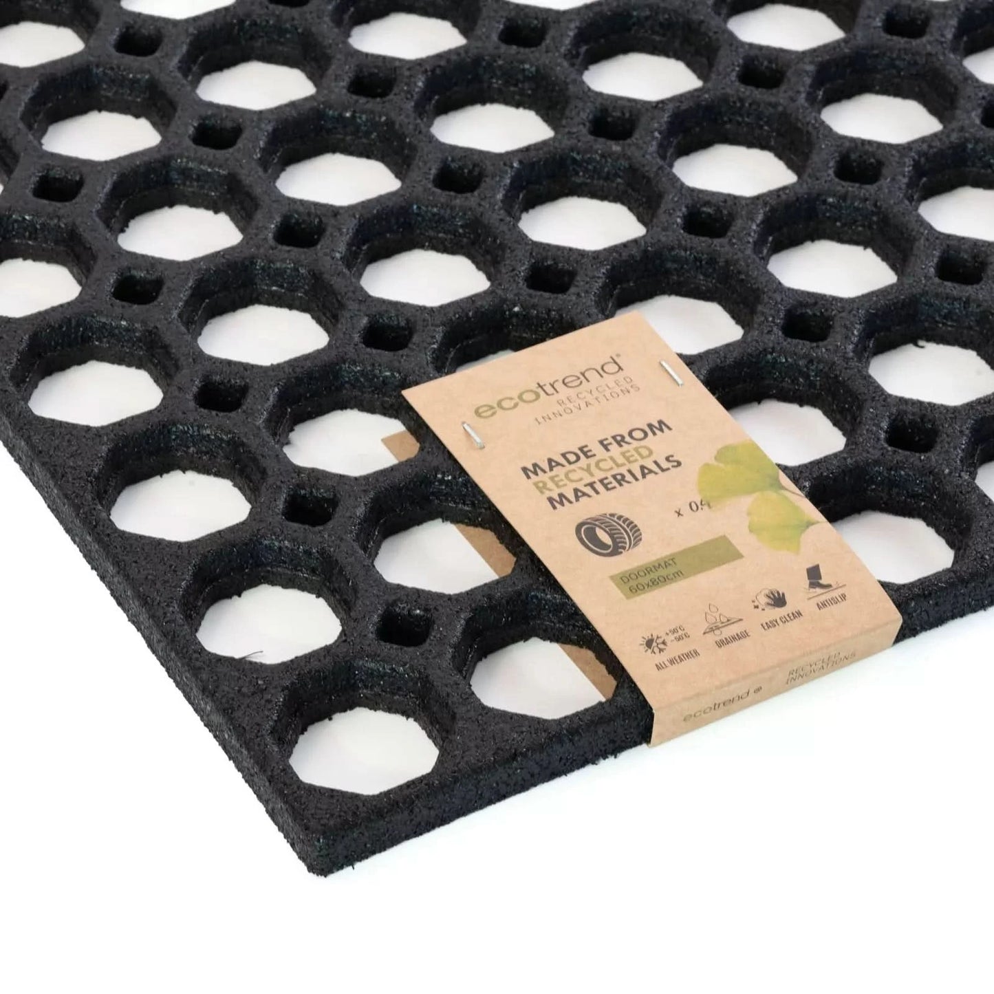 Anti-Fatigue Rubber Indoor & Outdoor Entrance Door Mat Workshop Non-Slip in 4 Sizes