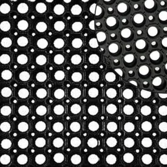 Heavy Duty Rubber Grass Mat - 1m x 0.5m, 16mm Thickness