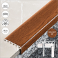 UPVC WOOD EFFECT STAIR EDGE NOSING -TRIM- EDGING NOSING 45 x 22mm