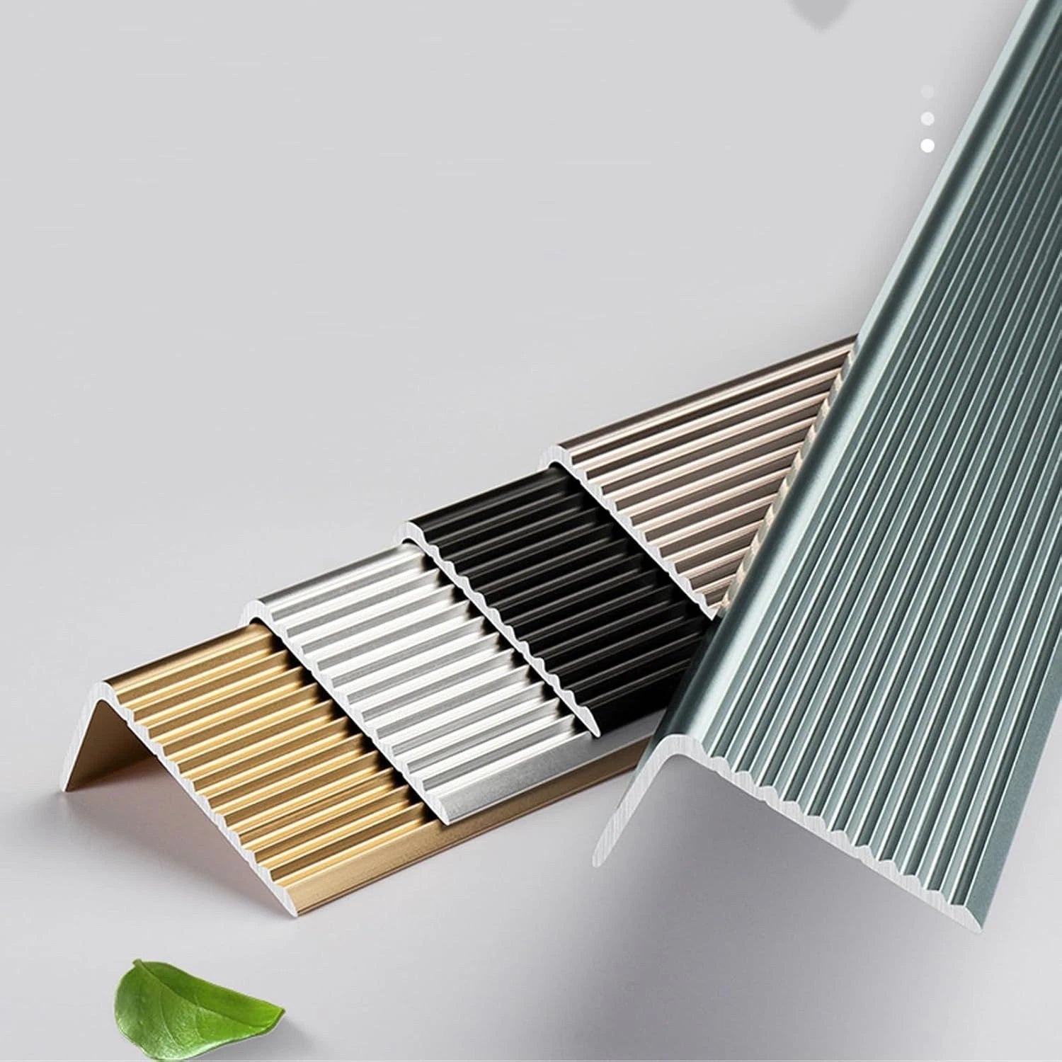 5 PACK Stair Edge Nosing Trim - 900mm x 45mm x 23mm - Anti Non Slip Step Tread