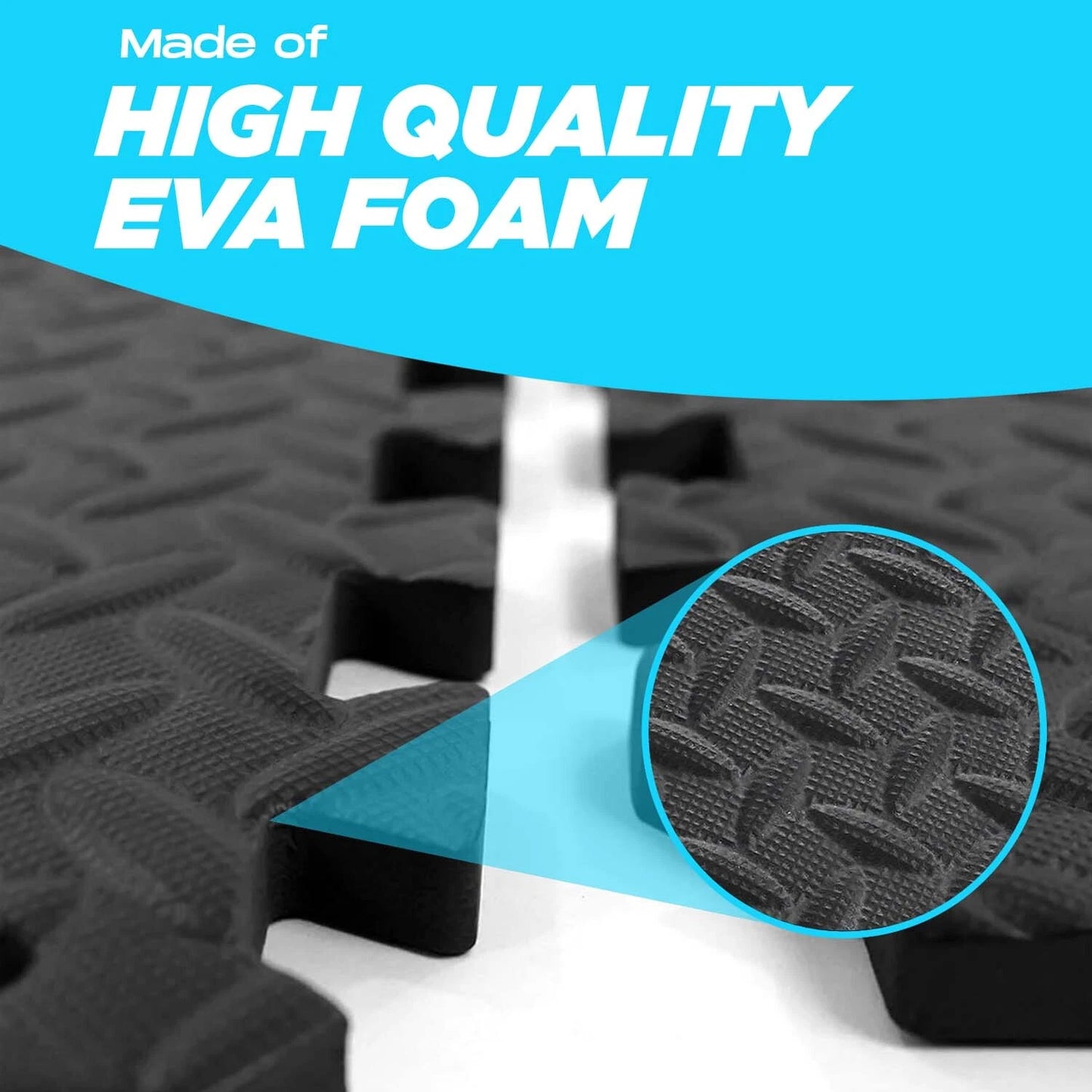 EXTRA THICK GYM FLOORING INTERLOCKING FLOOR MATS EVA SOFT FOAM MAT YOGA TILES UK