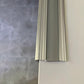 Stair Edge Nosing - silver- Trim Step Nose Edging Nosings Carpet-90cm