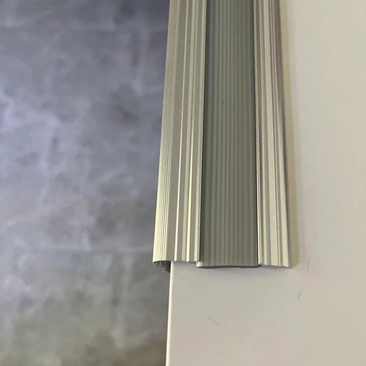 Stair Edge Nosing - silver- Trim Step Nose Edging Nosings Carpet-90cm