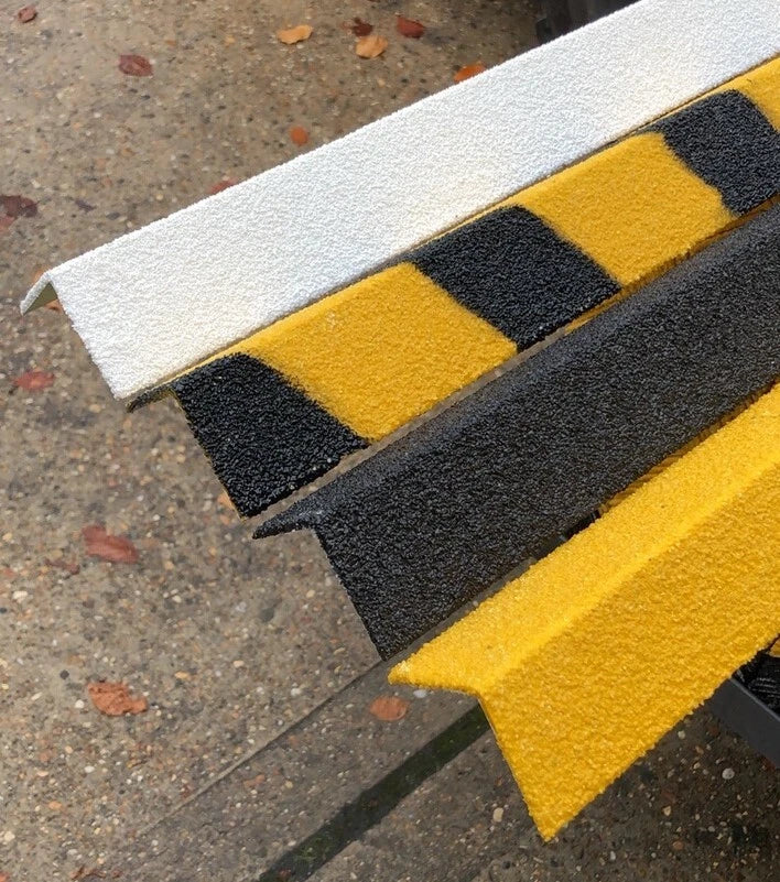 Stair tread nosings - Anti Slip - Hard Wearing Treadgrip Quartz Grit Coating