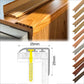 UPVC WOOD EFFECT STAIR EDGE NOSING -TRIM- EDGING NOSING 25 x 25mm