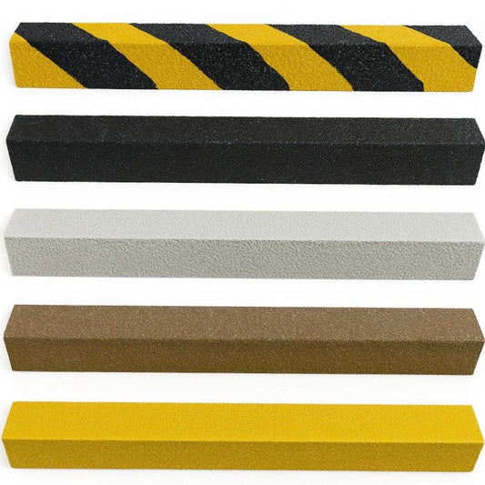 Anti Slip Stair Nosing Treads GRP Heavy Duty for High Traffic Areas (500mm -3m)