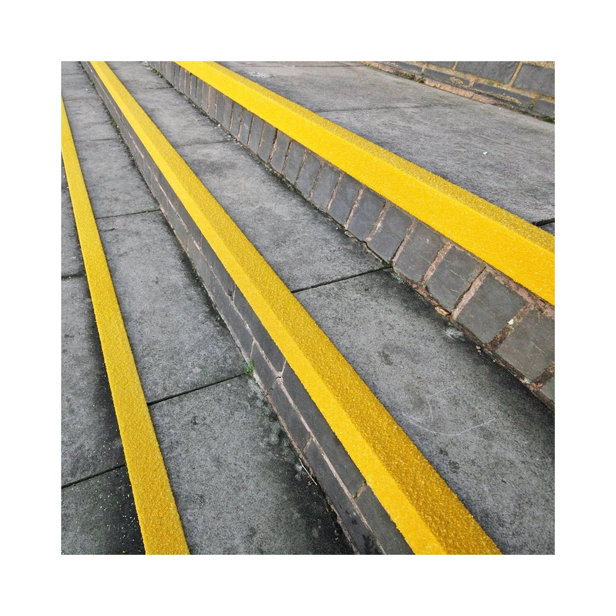Stair Nosing Black 1m x 55mm GRP Anti-Slip DDA Compliant Durable Chamfered Edge