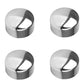 PVC Staircase Handrail End Cap Covering Tube Edges 45mm (Pack of 4)