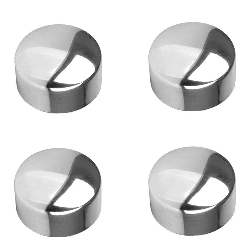 PVC Staircase Handrail End Cap Covering Tube Edges 45mm (Pack of 4)