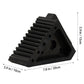 2pcs Rubber Wheel Chock Heavy Duty Blocks for Vehicles, Cars, Caravan, Trailer
