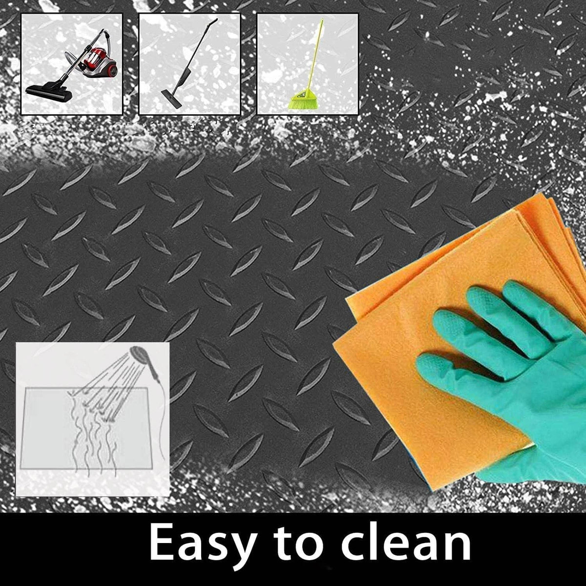 Rubber Matting 3mm or 5mm Thickness Flooring - 1/2m to 10m - Mat Floor Flooring