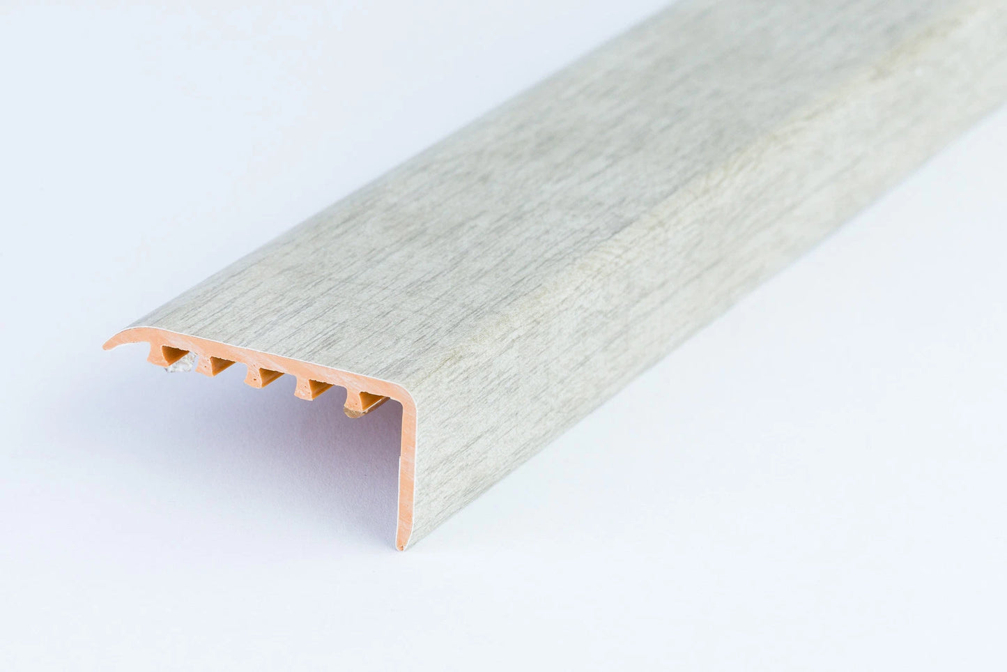 STAIR NOSING EDGE UPVC WOOD EFFECT -TRIM- EDGING NOSING 45 x 22mm - 900 mm