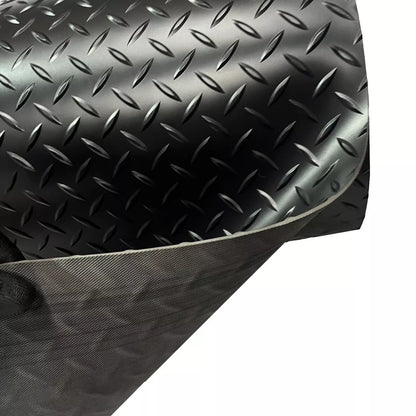 Heavy Duty PVC Vinyl Flooring Matting Garage Work Van Checker