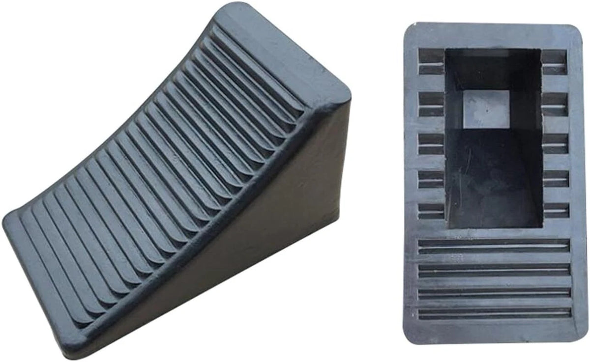 Tebery Solid Rubber Heavy Duty Wheel Chock - by Fasmov