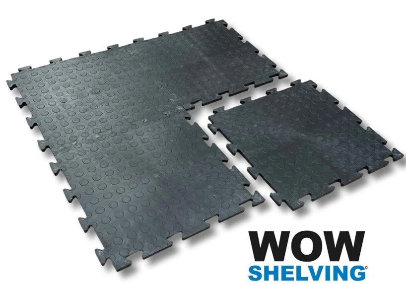 Interlocking Garage Flooring Tiles Heavy Duty 12mm thick workshop floor pvc gym