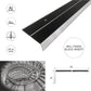 Aluminium Anti Slip Stair Nosing Step Nosing For Carpets Carpet Tiles 85 x 32mm