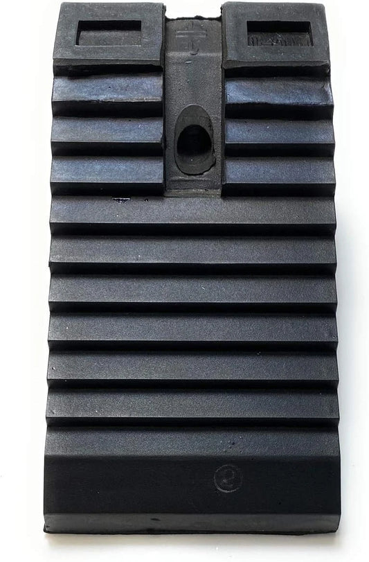 Heavy Duty Recycled Rubber Wheel Chocks for Cars and Trailers 2 Pack