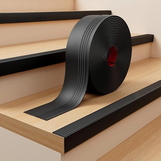 12M Rubber Stair Nosing Self Adhesive Vinyl Non-Slip Edge Trim Bullnose Strips D