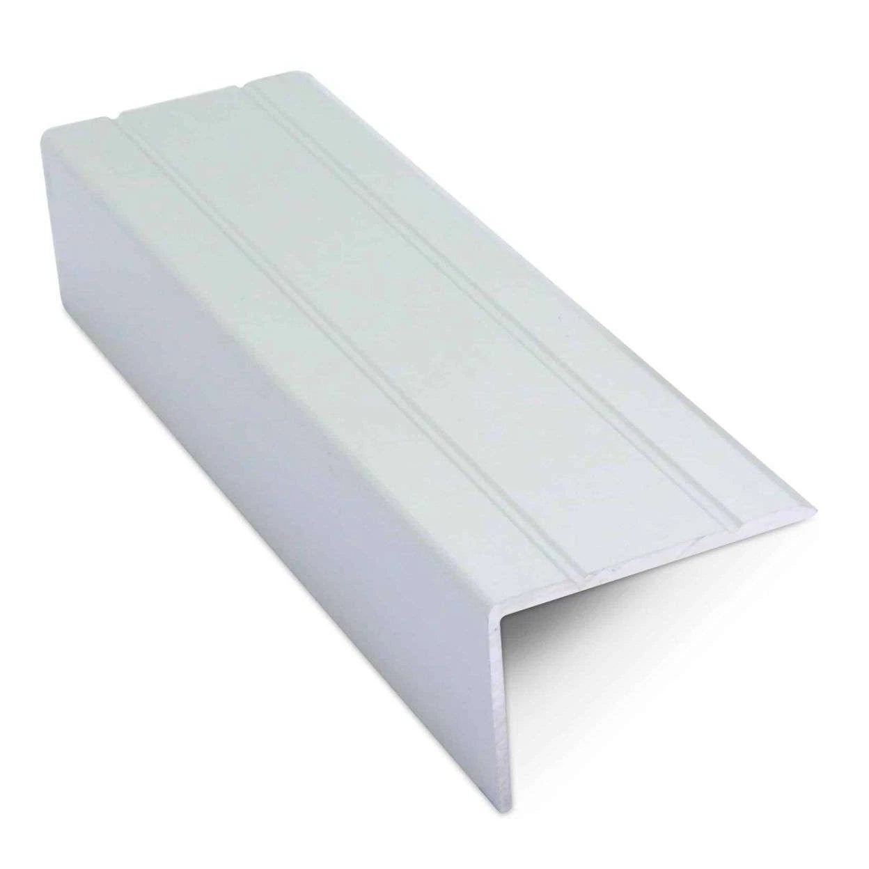 Stair Nosing Aluminium Oak 30x20mm Retro-Fit Self-Adhesive Grooved Durable 0.9m