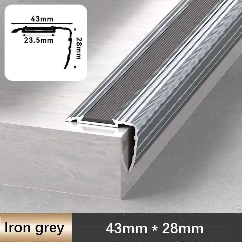 Stair Nosing Anodised Aluminium Edge Trim Step Nose Edging 90cm