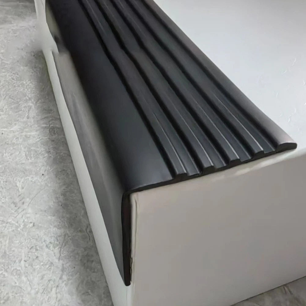 Vinyl Rubber Stair Edge Trim 10FT Waterproof Protector for Home or Business