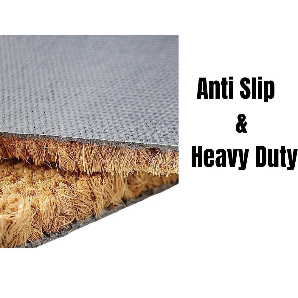 Heavy Duty Coir Entrance Matting - Lifts Dirt - Foyer Lobby Reception Door Mat
