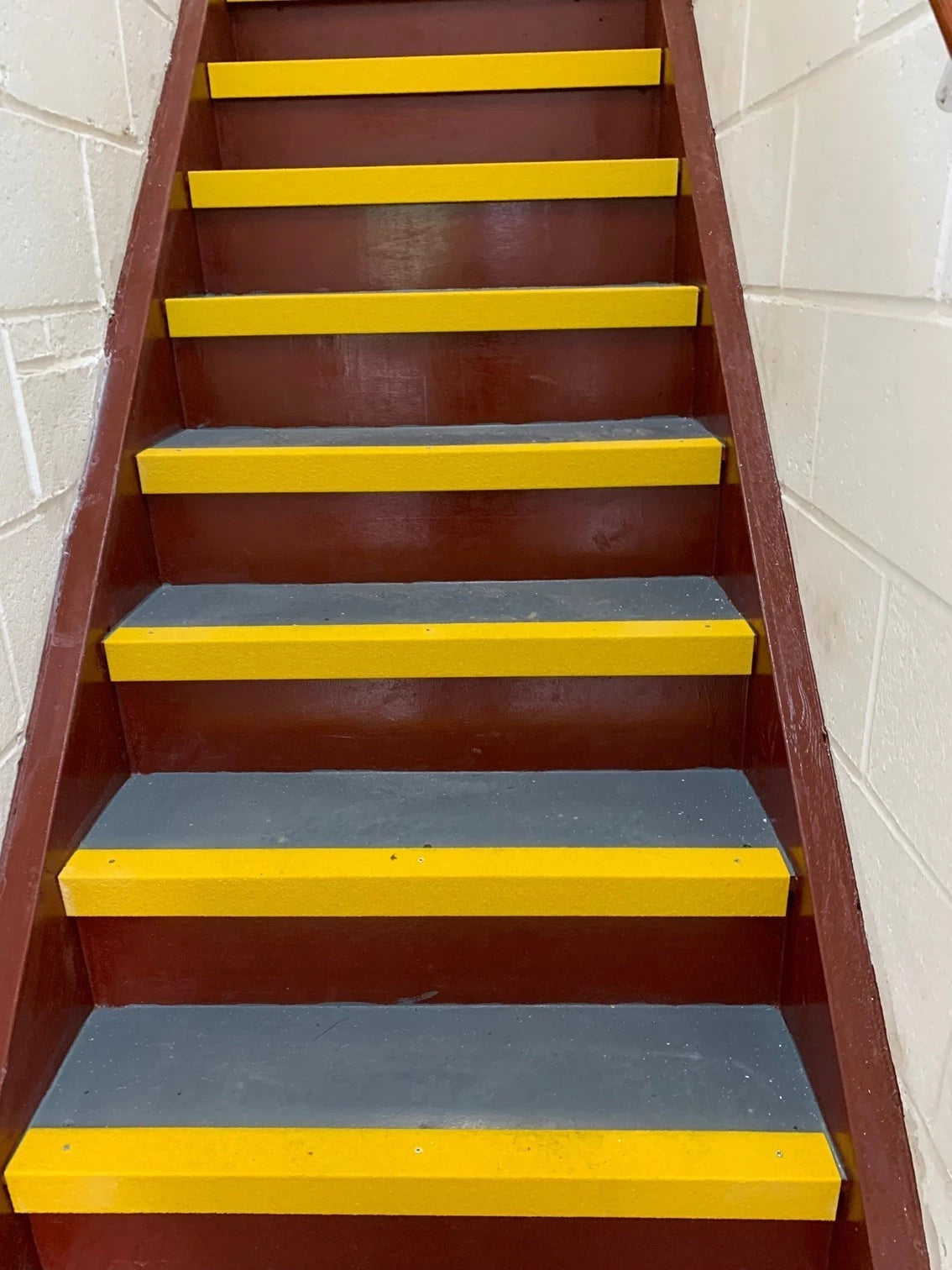 GRP Anti Slip Stair Tread Cover | Heavy Duty Non Slip Stair Edge Plate