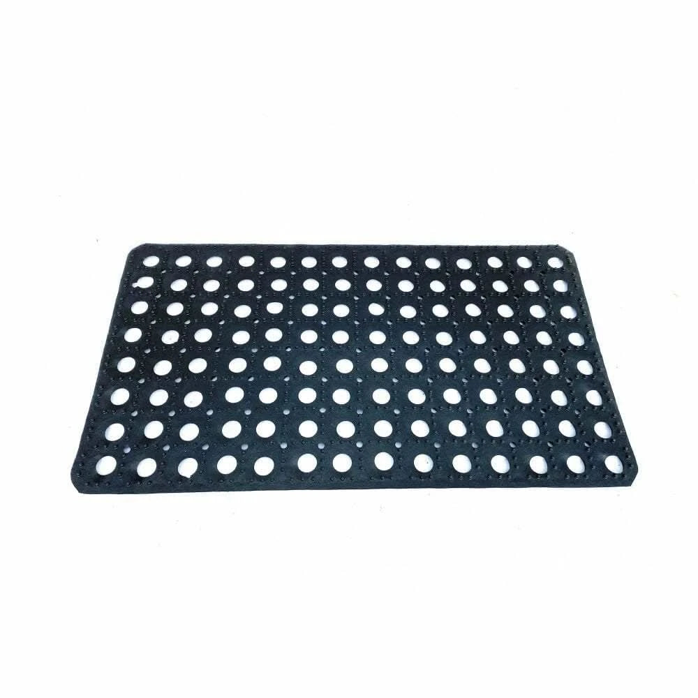 Rubber Drainage Entrance Mat Heavy Duty Indoor Outdoor 40 x 60cm