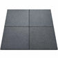 Rubber Gym Home Garage Floor Mat Tiles Flooring Heavy Duty 15mm Thick Black