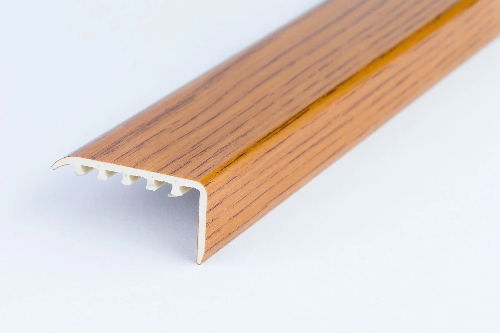 STAIR NOSING EDGE UPVC WOOD EFFECT -TRIM- EDGING NOSING 45 x 22mm - 900 mm