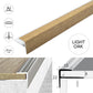 Aluminium Stair Nosing Wood Effect Edge Trim Step Edging Strip For Laminate A60