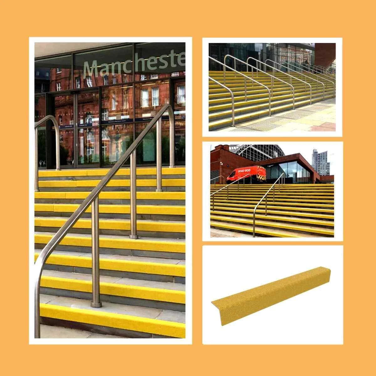 Anti-Slip GRP Stair Nosing's (55mm x 55mm)
