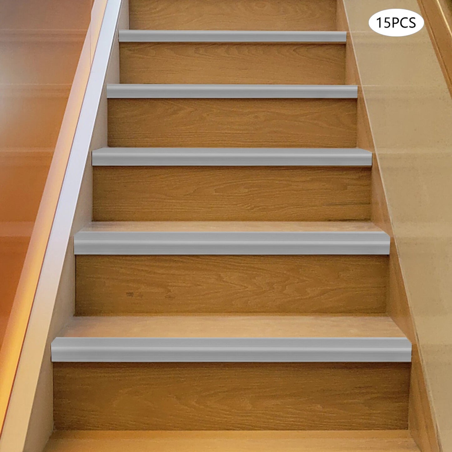 Stair Edge Anti-skid Strip Step Edge Protector Non-Slip Edge Protect Grey