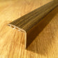 UPVC WOOD EFFECT STAIR EDGE NOSING -TRIM- EDGING NOSING 25 x 25mm