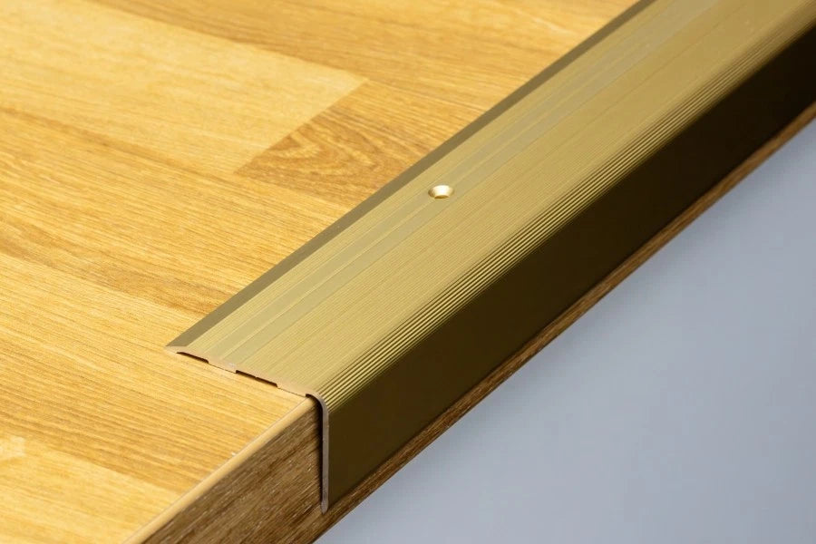 Aluminium Stair Nosing 48mm x 34mm x 118cm Step Edge Trim Anodised Colours