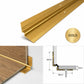 LVT Stair Nosing Trim C31 Internal Corner Edge Profile for Vinyl Flooring