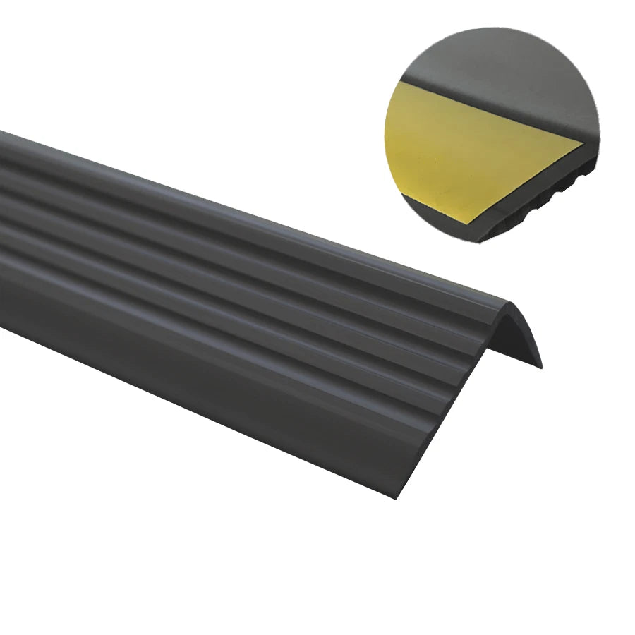 Anti slip stair nosing stairs edge step edging trim self adhesive ND 40x25mm