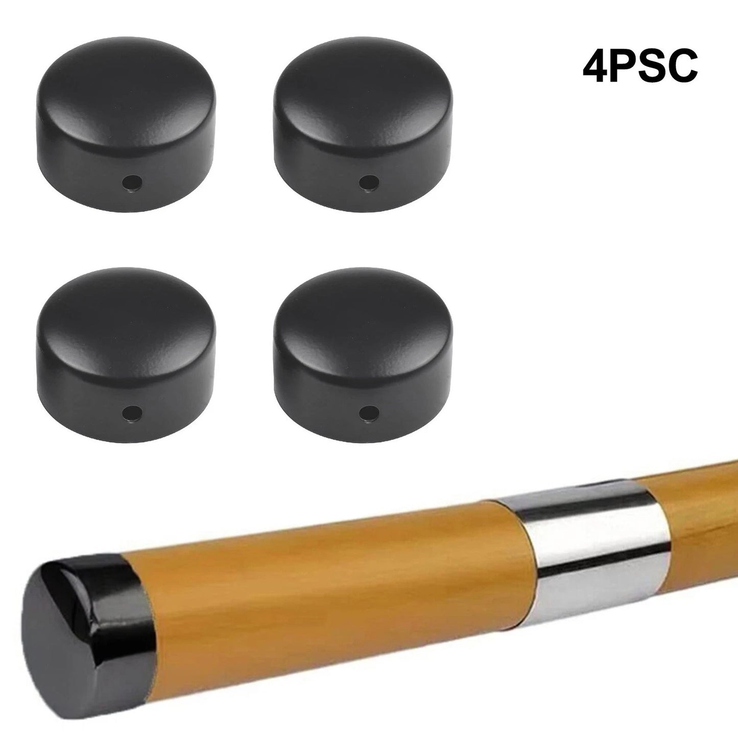 Safe and Comfortable Grip Handrail End Cap for 45mm Round Stair Treads (4pcs)