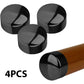 Comfortable Grip PVC Handrail End Cap for Stair Treads 4pcs Black Color